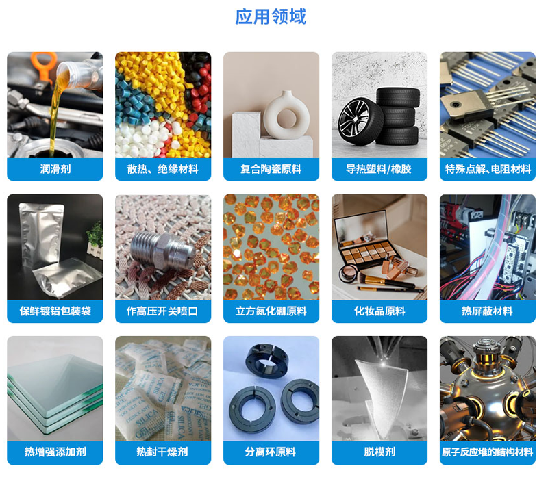 Hexagonal boron nitride: a treasure item in the industry, covering many fields!