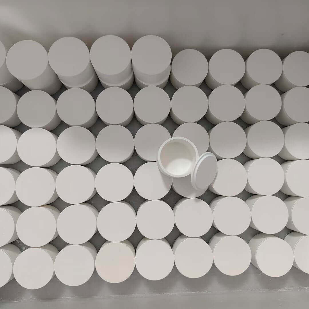 What are the different uses of various ceramic crucibles?